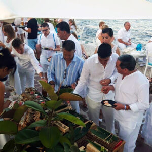 Catering para bodas en Ibiza a la orilla del mar