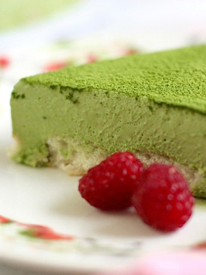 Receta matcha cheesecake