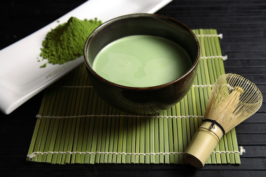 Matcha té verde japonés