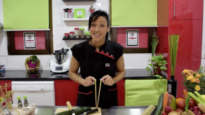 chef de sushi impartiendo curso online